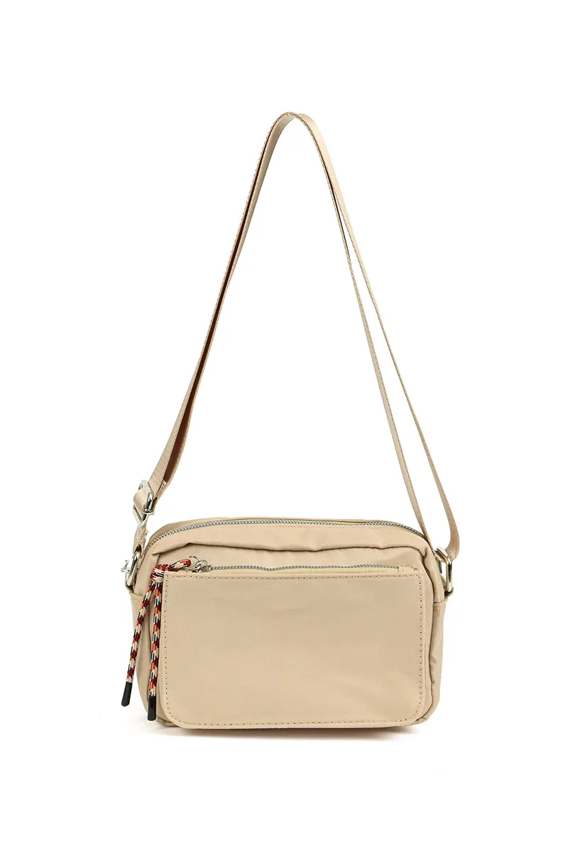Bandolera Bacuri Beige, color beige