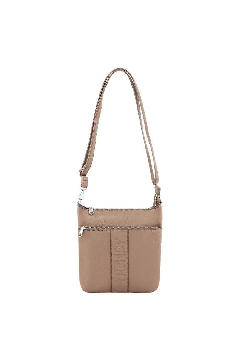 Bandolera Trendy Beige, color beige