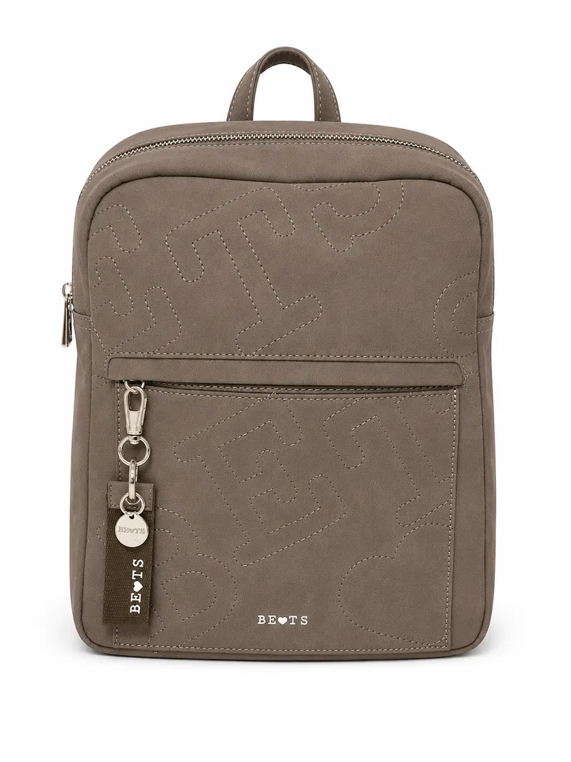 Mochila Bets Gamuza Gris, color gris