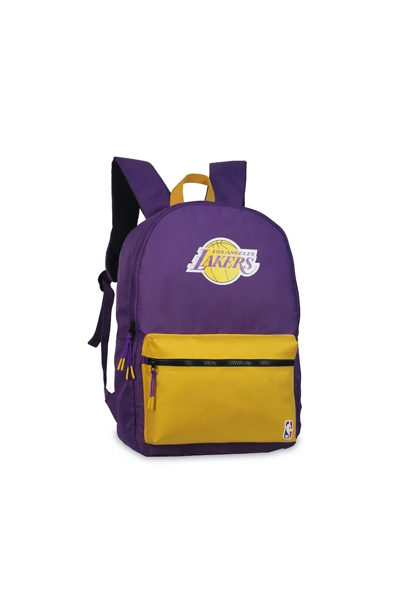 Mochila Los Angeles Lakers Nba Violeta, color violeta