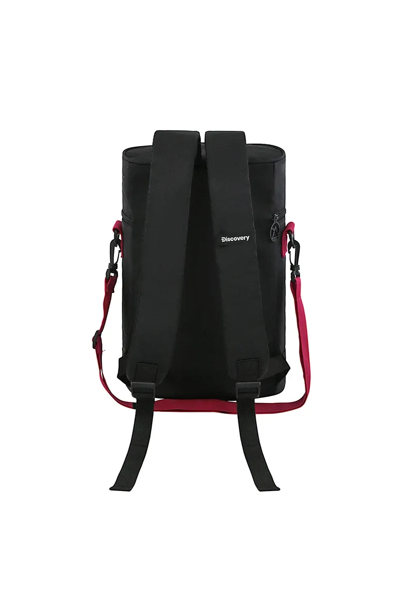 Mochila Matera Discovery Negro Fucsia, color negro