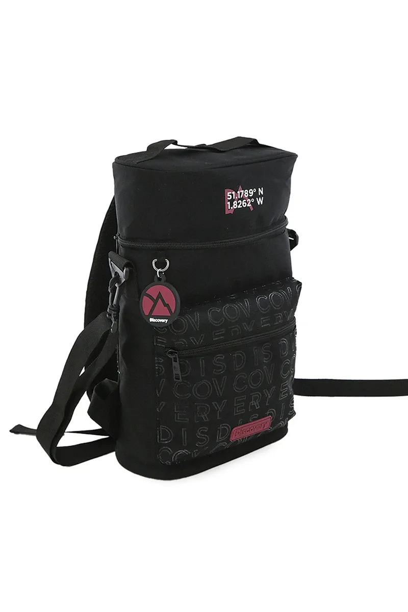 Mochila Matera Discovery Negro Magenta, color negro