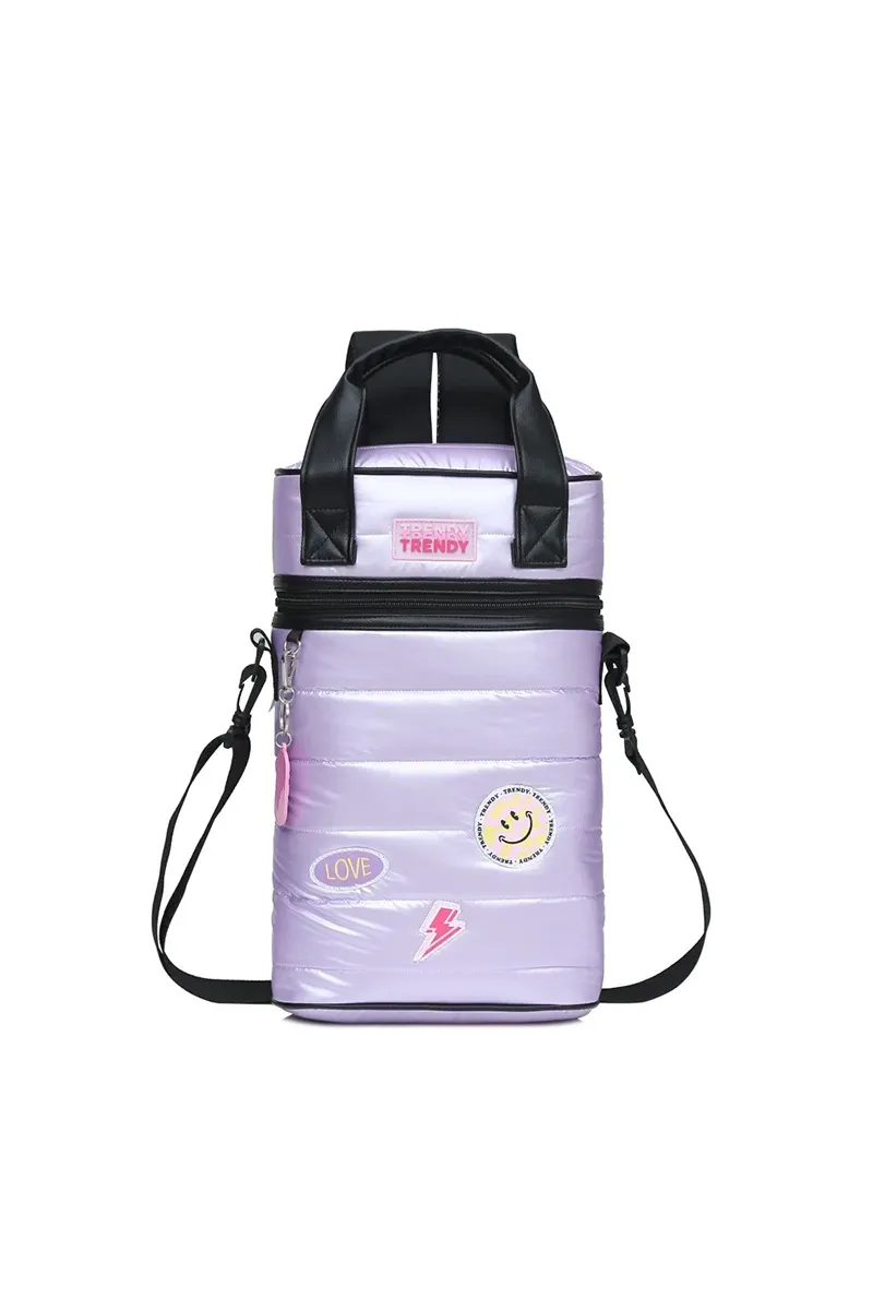 Mochila Matera Trendy Emoji Violeta, color violeta