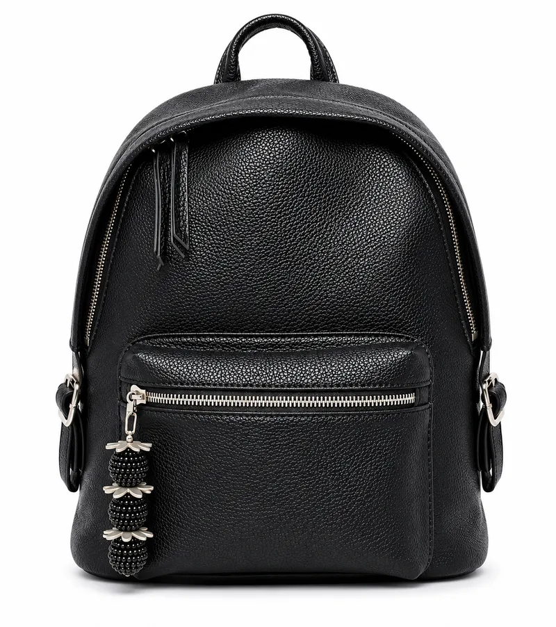 Mochila Urbana Llavero Negro, color negro