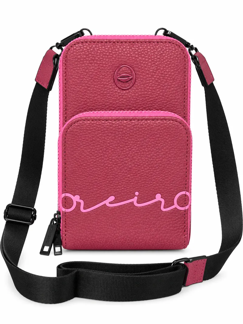 Porta Celular Las Oreiro Fucsia, color fucsia
